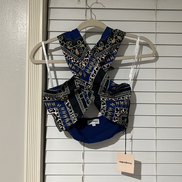 Superdown Alondra halter wrap top - Picture 3 of 3